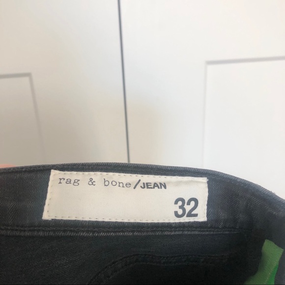 ❌SOLD❌Rag & Bone Mazie Neon Striped Skinny Jeans - Picture 6 of 8